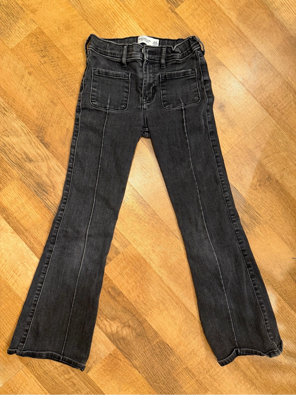 abercrombie kids Black Flared Jeans